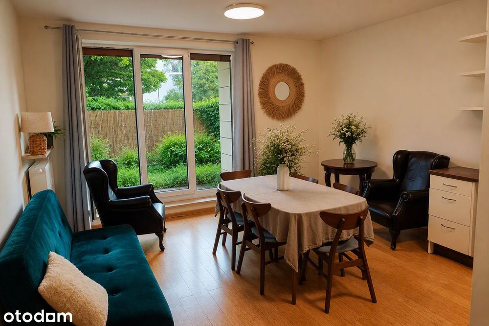 4 pokojowy apartament z dwoma ogródkami 2 min pieszo od dworca PKP