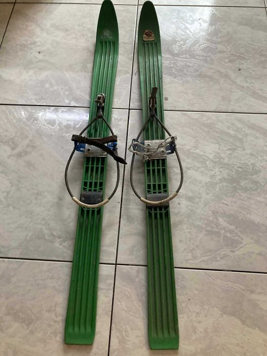 Narty stare prl dziecięce 100 cm