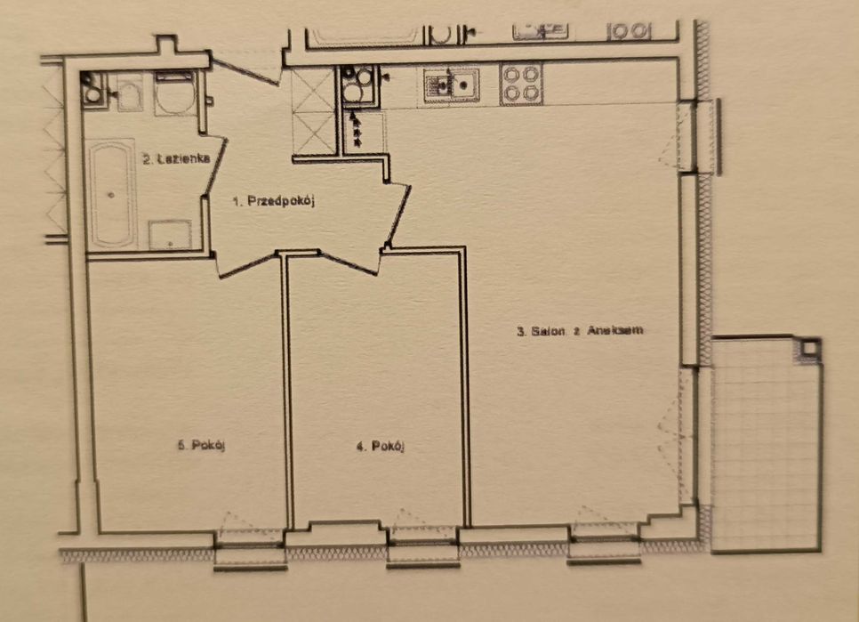 Skrzyżowanie Marszałków nowy 3 pokojowy umeblowany apartament 53 m, garaż