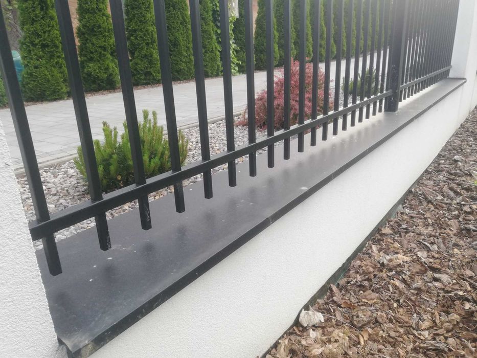 blacha na ogrodzenie, parapet