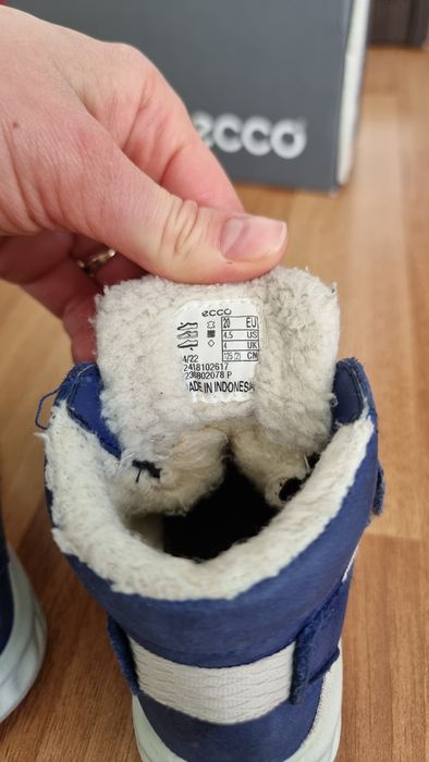 Зимові дитячі ботінки (ботинки, черевики) ECCO 20 розмір