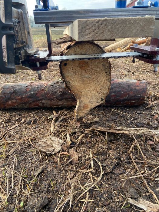 НАСАДКА на бензопилу, для роспуска бревен на доски. Пилорама. Універса