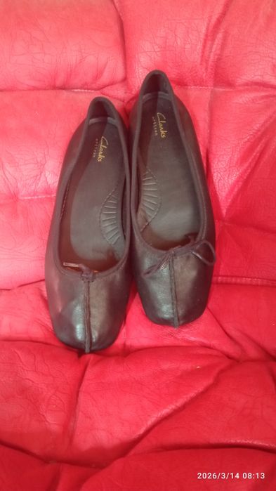 Шкіряні балетки Clarks 41 р 26, 5 см устілка