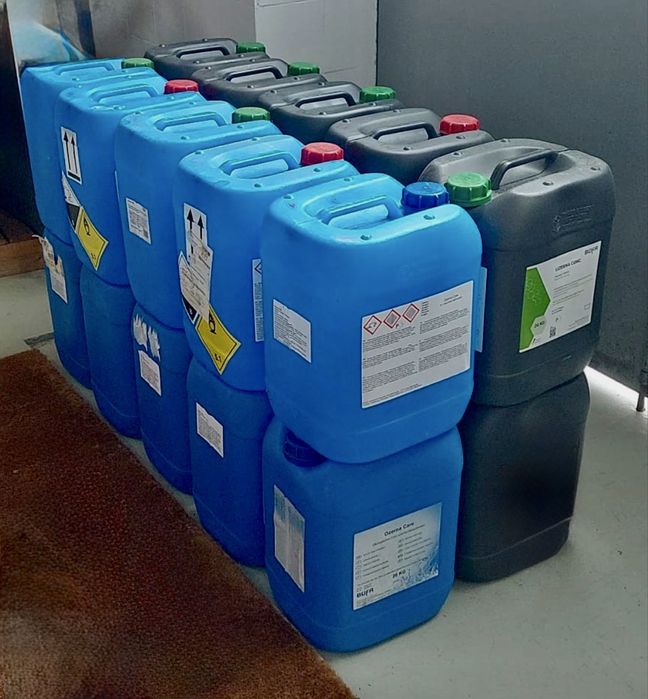 Bidões de plástico, para líquidos de 5, 20 e 25 litros