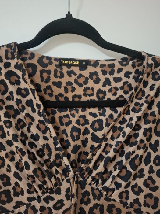 Sukienka midi panterka M