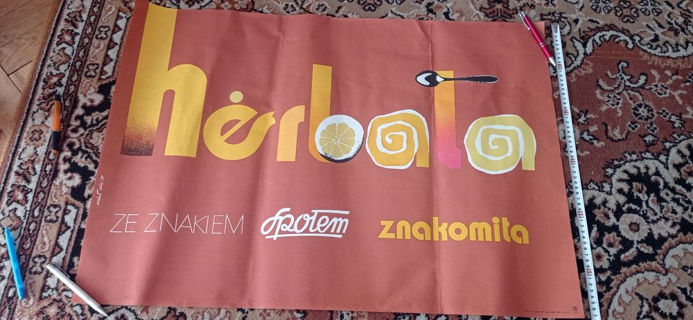 Plakat Herbala Społem PRL