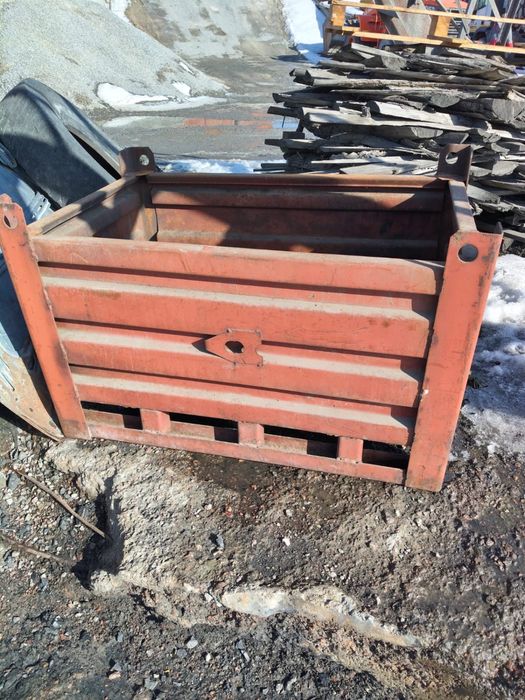 Металевий контейнер, великий ящик для зберігання, складський короб