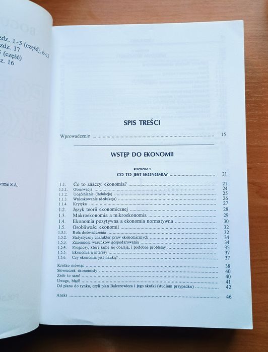 Podstawy ekonomii. B.Czarny. 2000r.