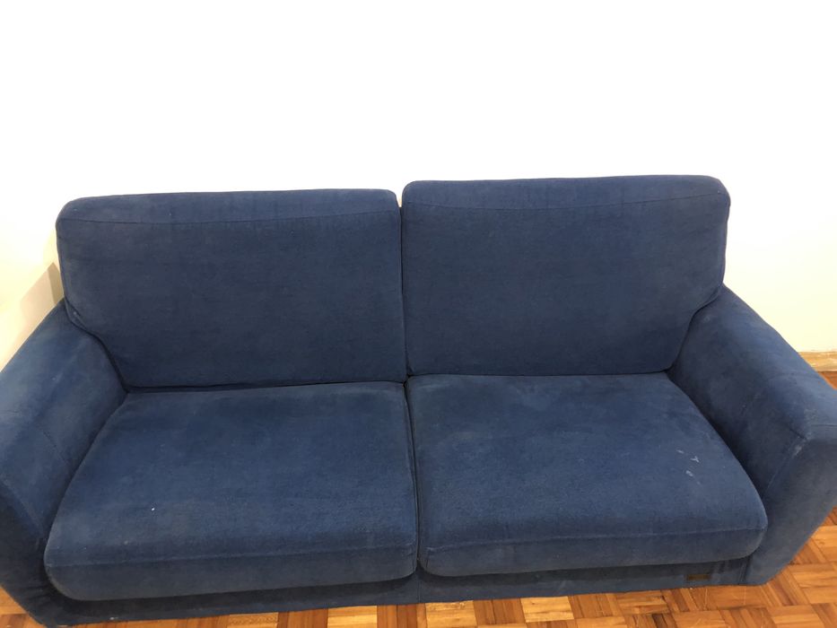 Sofá Azul de 4 lugares