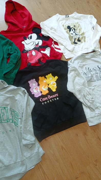 Zestaw bluz 140/146 dla dziewczynki