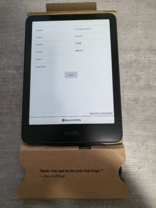 Kindle Paperwhite. 2025. 12 пок. 32Гб. Signature. Новий Чорний