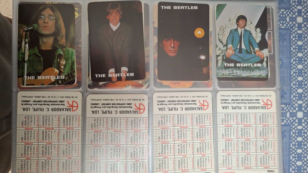 Coleção de 20 Calendários Beatles
