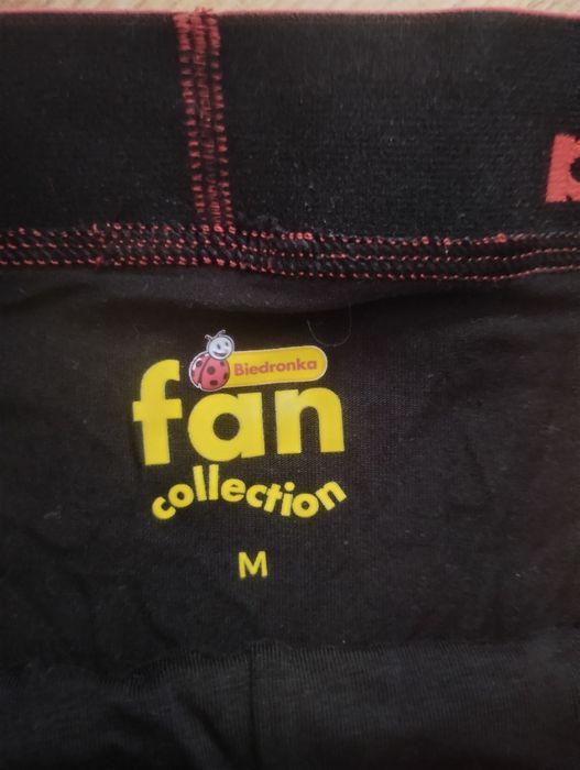 Bokserki męskie czarne M biedronka fan collection nowe