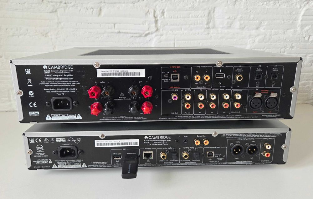 Zestaw stereo CAMBRIDGE AUDIO CXA-80 + CXN v2
