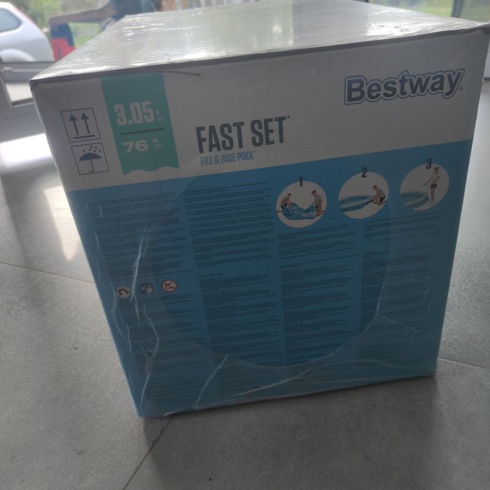 Nowy basen rozporowy okrągły 76x305cm - Bestway