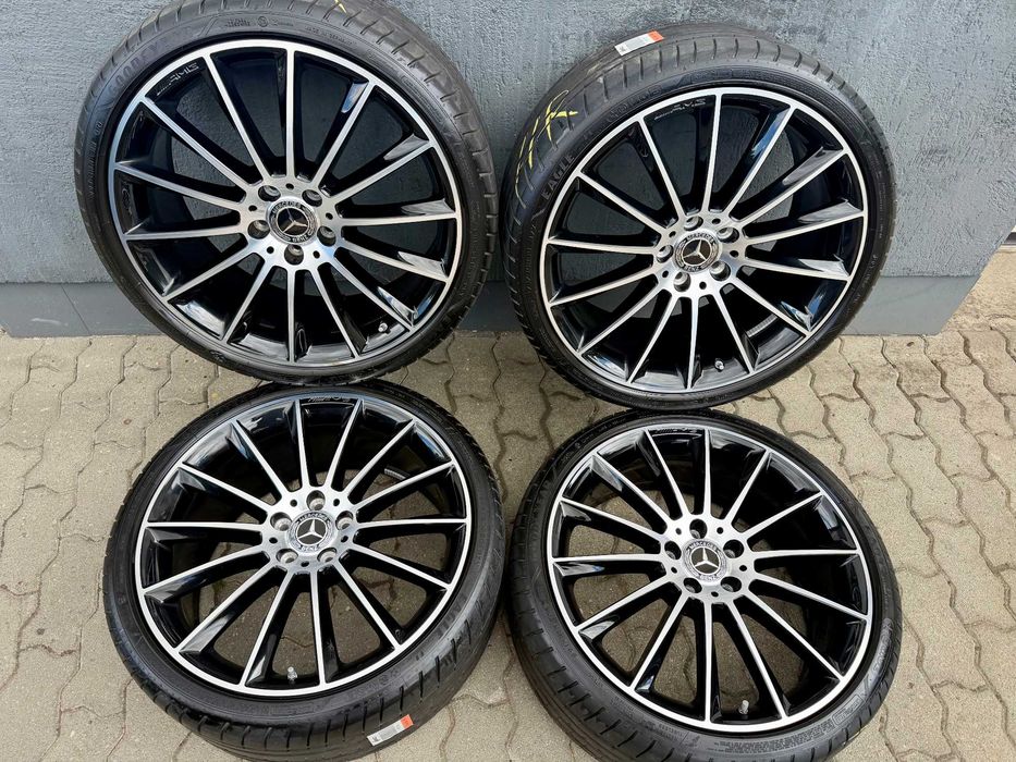 Alufelgi Mercedes E Klasa W213 Oryginalne AMG 20 Letnie Czarne BiColor ZOBACZ!