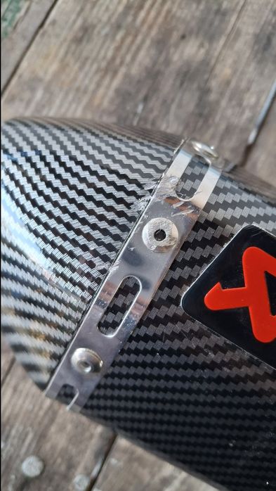Банка akrapović full carbon 51/31mm труба