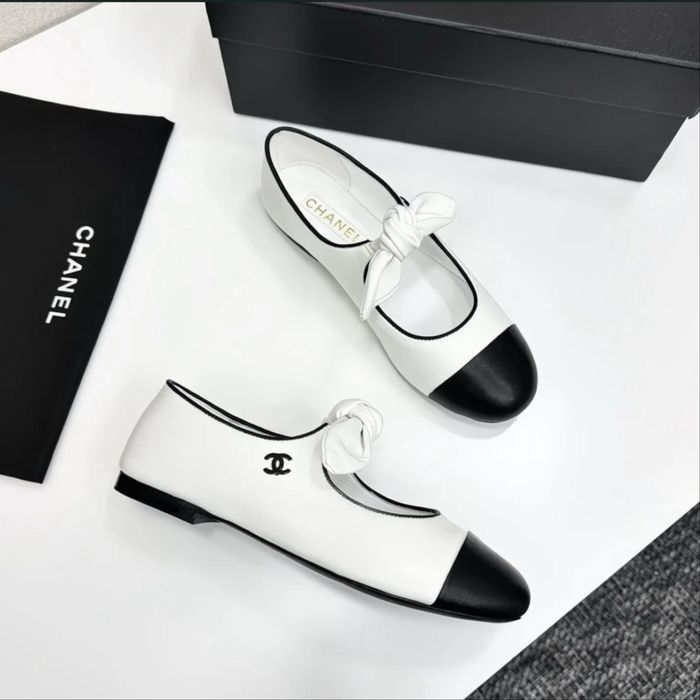 Кожанные туфли Chanel