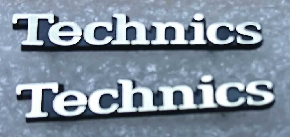 Logo Znaczek Technics duża wieża oryginał 31/4mm