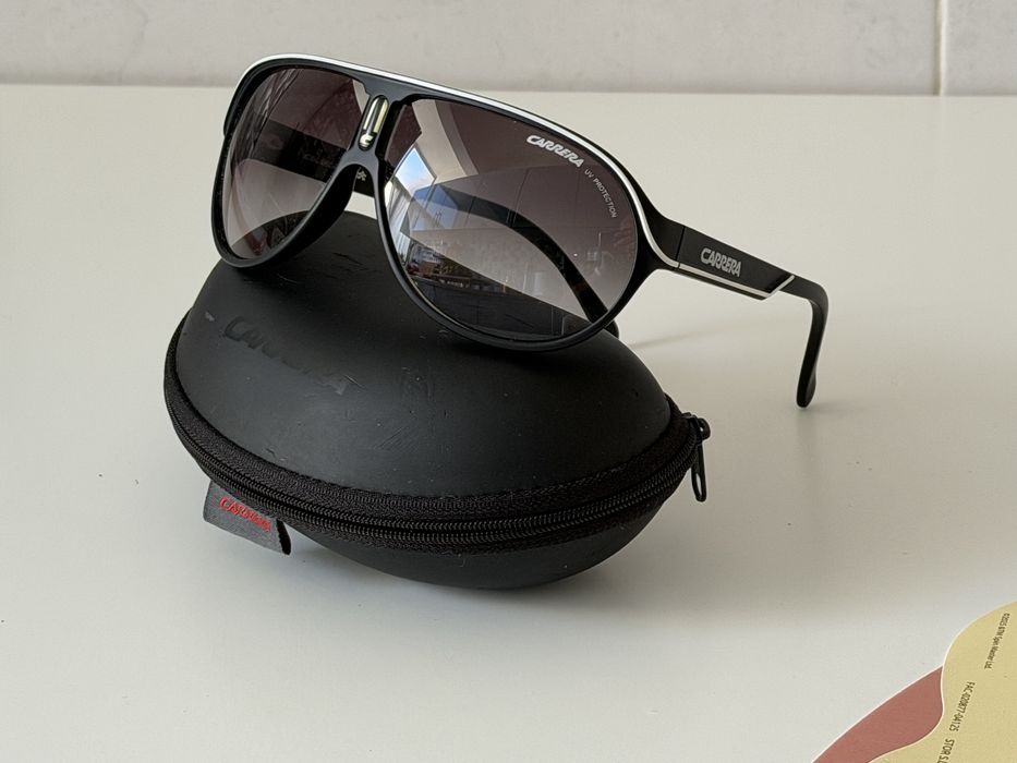 Óculos de Sol Carrera Originais – Estilo Aviador – Como Novos