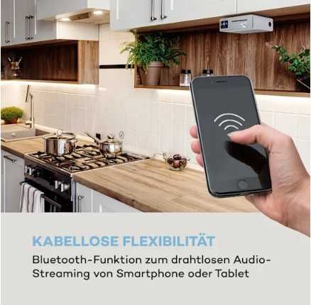 Кухонне інтернет радіо auna Silver Star Chef 20 Вт CD BT USB