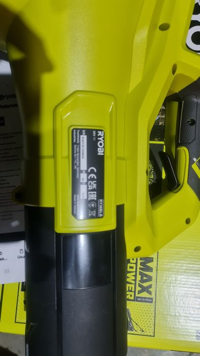 Ryobi dmuchawa akumulatorowa 36 v RY36BLB  wersja 0 gwarancja