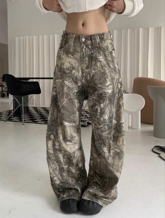 Baggy jeans realtree, штаны джинсы rap