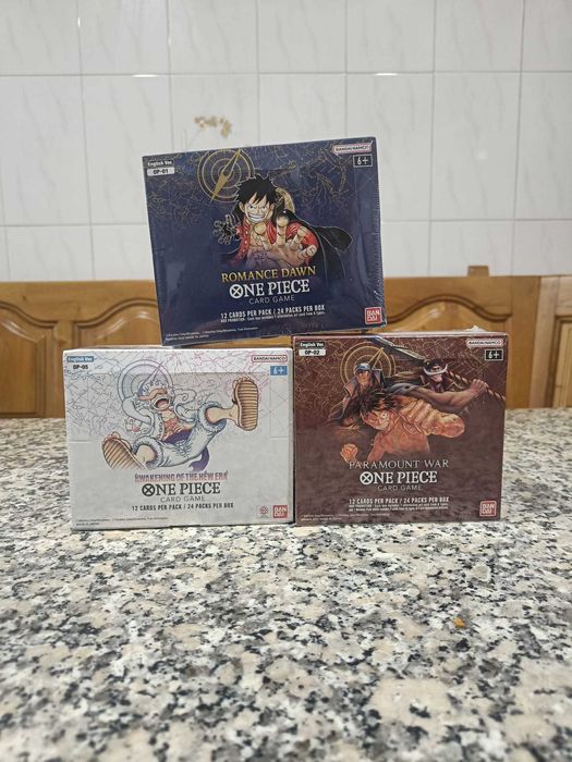 One piece op01 e op02 red bottom