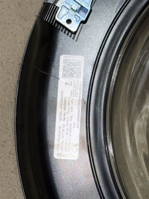 Drzwiczki do pralki gorenje WNEI84AS