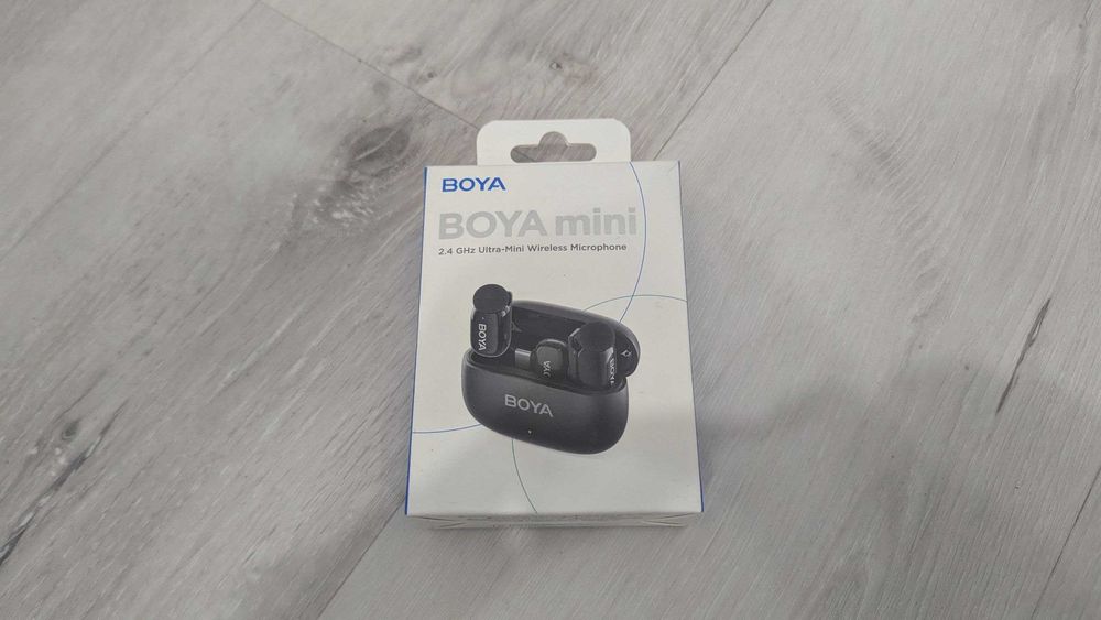 Бездротовий петличний мікрофон BOYA mini 2 USB-C з кейсом микрофоны