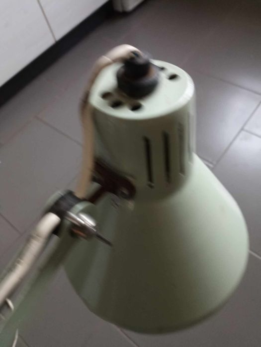 Lampa warsztatowa biurkowe PRL design loft