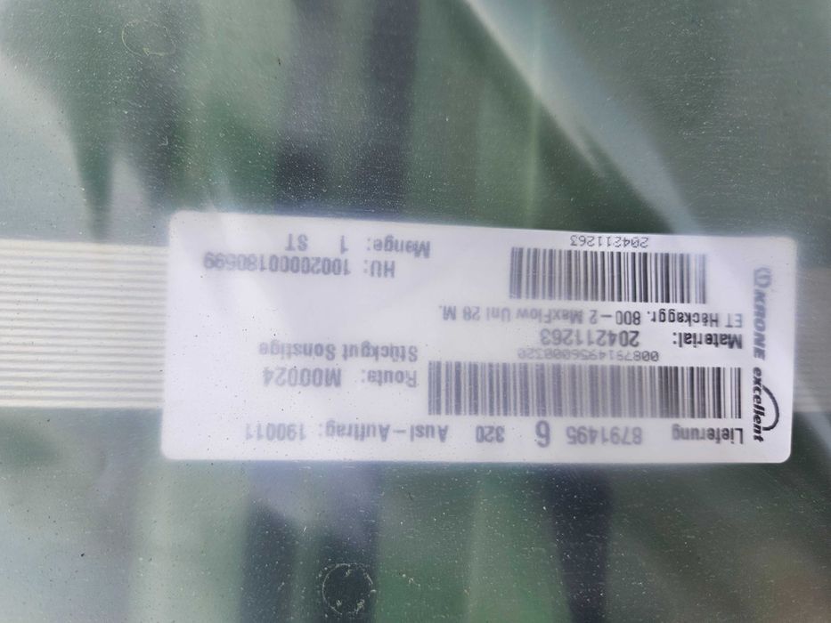 Zespół tnący z bębnem 800-2 MaxFlow Uni 28 noży Krone BiG X 600 i inne