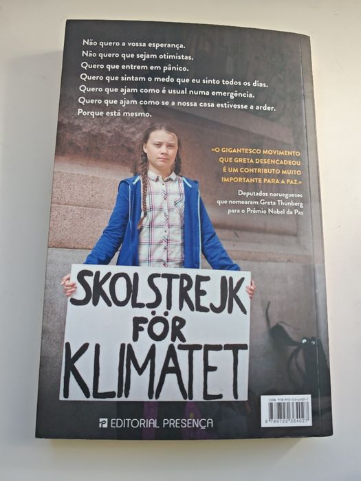 Livro a 'Nossa Casa Está a Arder'