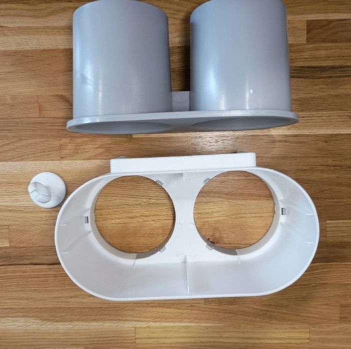 Полочка органайзер Ecoco для фена пластиковый новый на самоклейке