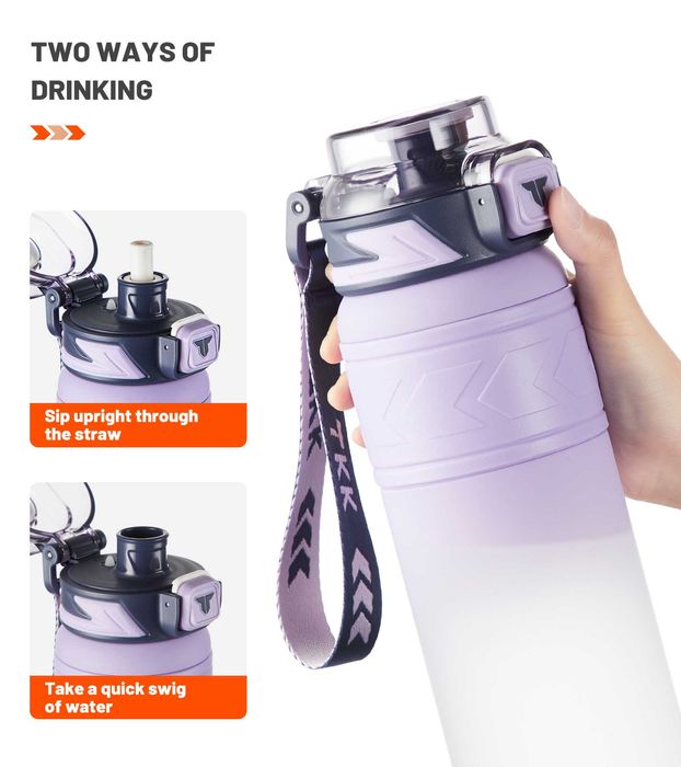 Бутылка для воды шейкер для зала спортивная вело TKK 1020 850мл Тритан