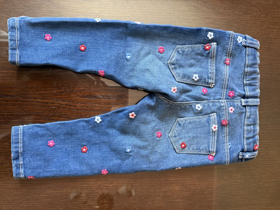Дитячі джинси для дівчинки Zara, розмір 74 та 80