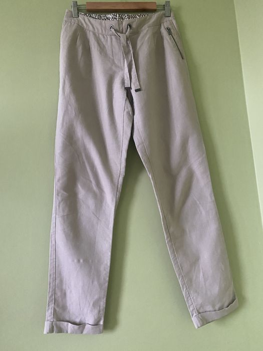spodnie letnie ORSAY rozm. 36/S len + bawełna
