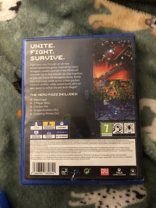 Minecraft dungeons hero edition gra na ps4 gry playstation pl