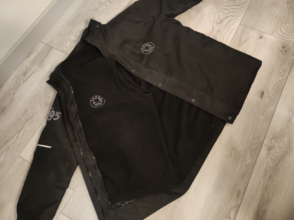 Kurtka + polar bezrękawnik Skoda 2w1 męska jesienno zimowa S M L