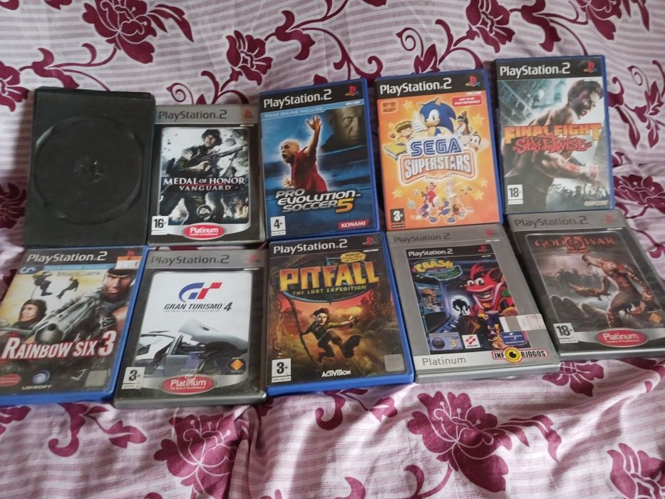 Ps2+ 10 jogos (ler descriçao)