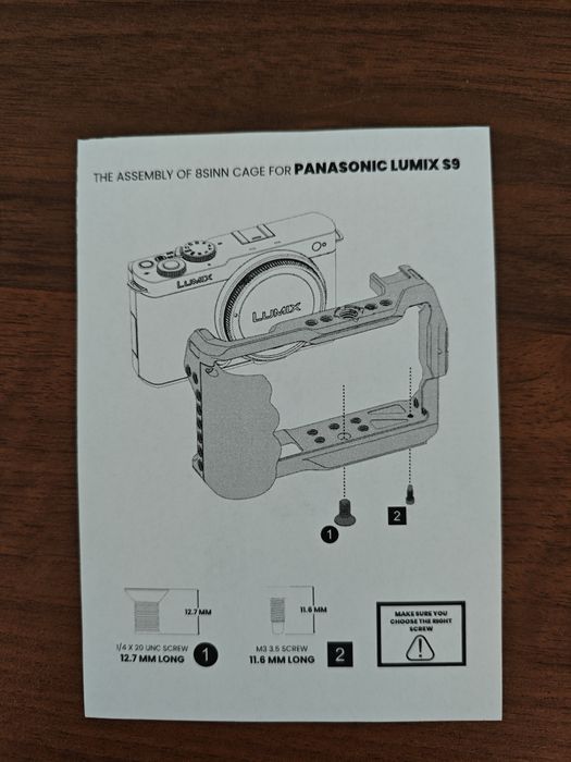 Klatka operatorska Panasonic Lumix s9