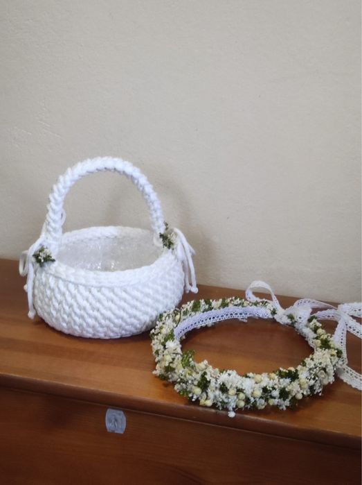 Koszyczek na szydełku