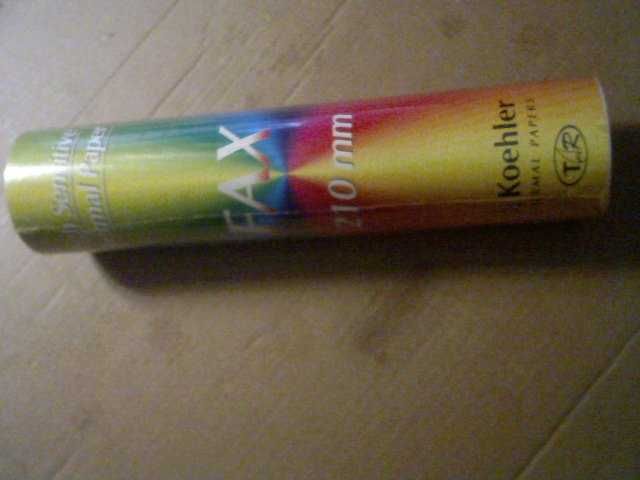 Папір для факса 21 см.