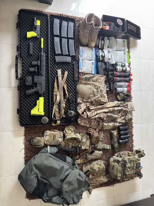 Equipamento Airsoft Completo (Excelente estado)