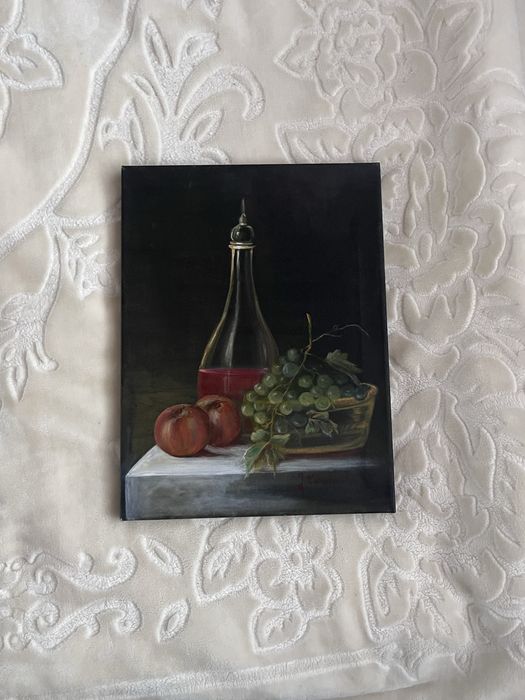 Obraz malowany martwa natura