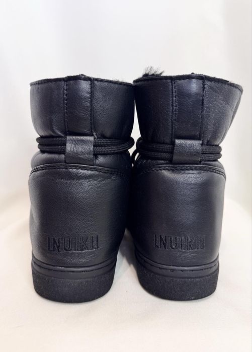 INUIKII Classic Leather Black Шкіряні зимові чоботи (41 р. / 27 см)