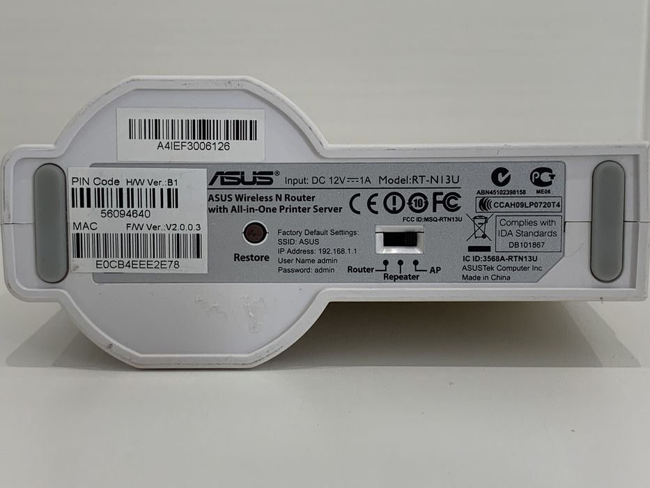Router ASUS RT-N13U Wireless-N, ponto de acesso e repetidor