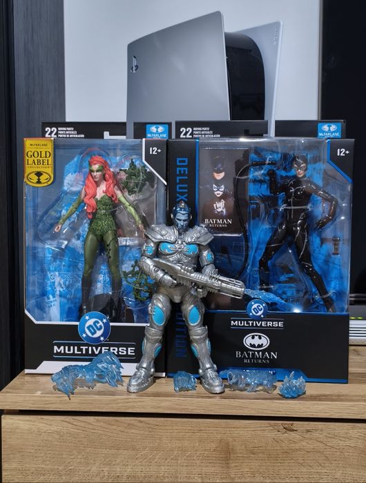 Figurki Mcfarlane Toys DC Poison Ivy Catwoman Mr Freeze BAF