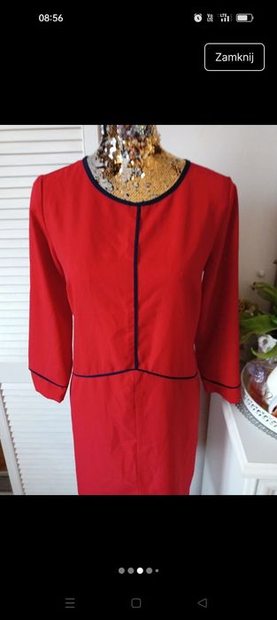 Sukienka czerwona rozmiar m marki quiosque