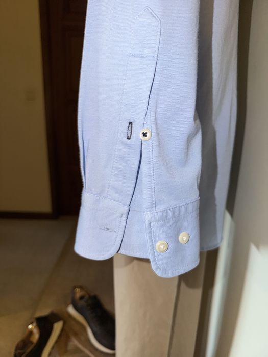 Camisa Tommy Hilfiger Knitted Slim Fit - L